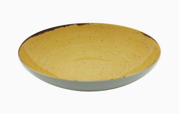 PRATO FUNDO COUPE 24CM RUSTICO AMARELO I